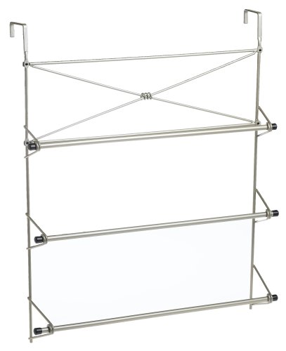 Zenith Bathstyles Over the Door Towel Bar, Pearl Nickel