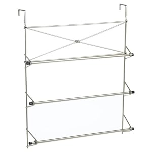 Zenith Bathstyles Over the Door Towel Bar, Pearl Nickel: