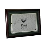 Tiger Woods Autograph Framed 2000 PGA Championship Pin Flag