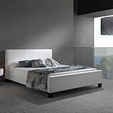 Fashion Bed Group Euro Platform Bed in White