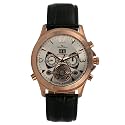 Lucien Piccard Men's Skeletal Case Chronograph Watch #26928RO