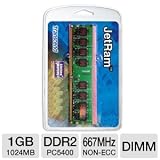 Transcend JM667QLU-1G 1GB JetRam DDR2 667 U-DIMM
