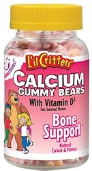 L'il Critters Calcium w/ Vitamin D - 200 Fun Swirled Flavored Gummy Bears