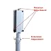VideoSecu LCD LED Plasma TV Flat Panel Screen Ceiling Mount Bracket for most 37 inch - 63 inch LCD LED Plasma HDTV Display M30 image 1