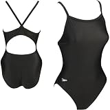 Speedo Women's Race Xtra Life Lycra Solid Flyback One Piece Swimsuit