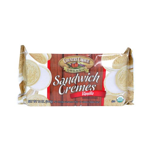 41Qti417QpL photo 41Qti417QpL Country Choice Organic Vanilla Sandwich Cremes 12Ounce Packages Pack of 6
