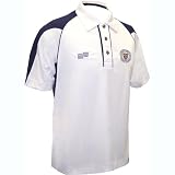 USSF Color Block White/Navy MM Golf Shirt