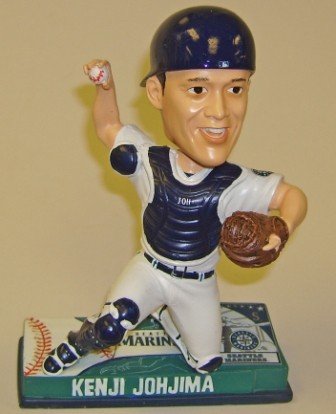 Kenji Johjima Mariners 2008 MLB On Field Bobblehead