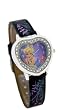 Disney Black Princess Fairy Tinkerbell Heart Shape Watch #41569