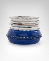 Oversized Chainlink Bangle Set large image