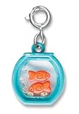 CHARM IT!&Acirc;&copy; Adorable 3d Fish Bowl Charm with Crystal Accents ~ Fish and Crystals Really Move inside!