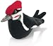 Pileated Woodpecker - Audubon Plush Bird (Authentic Bird Sound)