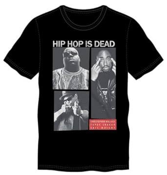 Amazon.com: Biggie 2pac Eazy-E Hip Hop is Dead Shirt: Clothing