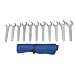 Martin SW11KM Service Wrench Set, 11 Pieces ranging from 19mm to 40mm in Kit Bag, Chrome Finish