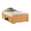 Prepac Mates Bed - Maple (Twin)