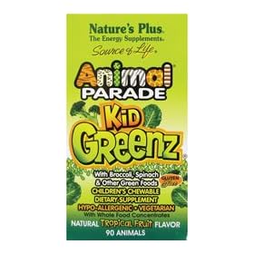 Nature's Plus, Source of Life, Animal Parade, Kid Greenz, Natural Tropical Fruit Flavour, 90 Animals