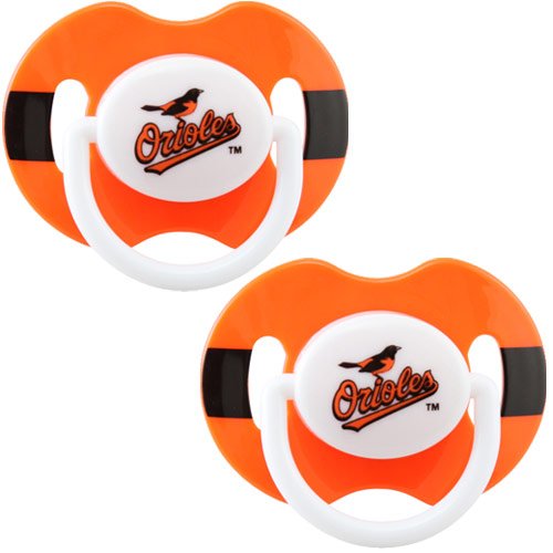 MLB Baltimore Orioles Pacifiers (2 Pack)