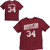 adidas Houston Rockets Hakeem Olajuwon Hardwood Classics Player T-Shirt