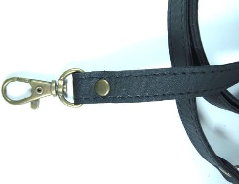 Nice Black PVC Straps for Replace Old Strap for Purse, Handbag (Adjustable Straps).