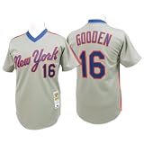 New York Mets Authentic 1987 Dwight Gooden Road Jersey By Mitchell & Ness 48