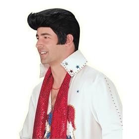 Adult Elvis Presley Wig- Black