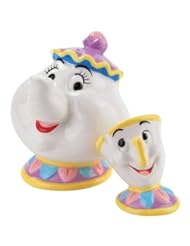 Kitchen: Westland Giftware Mrs. Potts and Chip Magnetic Ceramic Salt and Pepper Shaker Set, 4.25-Inch - Westland Giftware