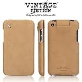 SPIGEN SGP アイポッド タッチ ケース Vintage 【 BROWN 】 本革 フリップタイプ for Apple iPod touch 4G 【 SGP07150 】