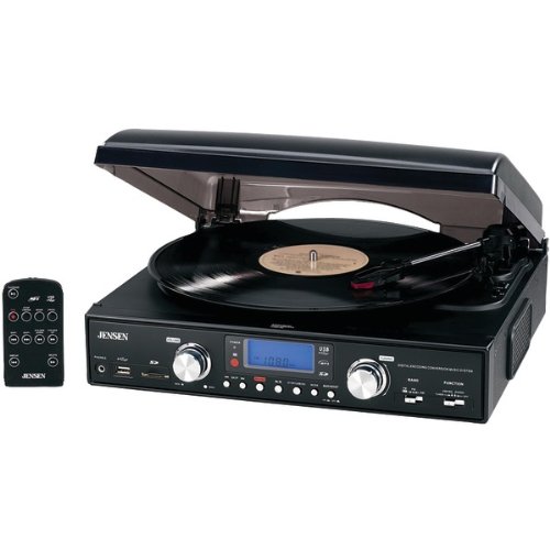 AWM 3-Speed Stereo Turntable By Jensen JTA-460