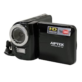 Aiptek AHD-1 720p HD High Definition Camcorder 5MP Camera with Built-in USB Cable and HDMI... by Aiptek