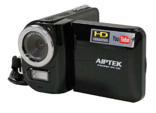 Aiptek AHD-1 720p HD High Definition Camcorder 5MP Camera with Built-in USB Cable and HDMI Direct-Connect to Your HDTV