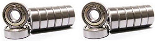 16 Skate Roller Hockey Bearings 8X22X7Mm Blades