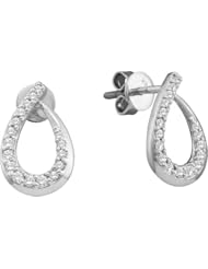 14KT White Gold 0.25 CTW Round Diamond Ladies Fashion Earrings