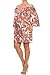 (Plus Size) Tapestry Print 3/4 Bell Sleeve Knit Boho Dress (MADE IN U.S.A)