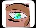 Mouse Pad with eyelashes, eye, world Image