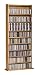 Hardwood DVD/CD Wall Unit - Oak