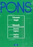 PONS Schemann Idiomatik Deutsch-Englisch - Paket aus PONS Schemann Idiomatik Deutsch-Englisch und Er&auml;nzungsband: PONS W&ouml;rterbuch, Idiomatik Deutsch-Englisch, Englisch-Deutsch, 2 Bde. - Hans Schemann, Paul Knight