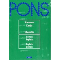 PONS Schemann Idiomatik Deutsch-Englisch. Paket aus PONS Schemann Idiomatik Deutsch-Englisch und Er�nzungsband: PONS W�rterbuch, Idiomatik Deutsch-Englisch, Englisch-Deutsch, 2 Bde.