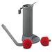 Unger BBWHR 3.5" Ergo Toilet Bowl Brush System with 26" Brush Head Long Handle Holder