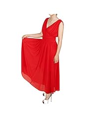 Sexy V-neck Sleeveless Chiffon Ruched Evening Dress/Homecoming Dress/Bridesmaid Dress/Party Dress 