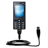 Klassisches USB Kabel f�r Sony Ericsson k810i mit Hot Sync und aufladen Einsatzm�glichkeiten - von Gomadic mit TipExchange Technology