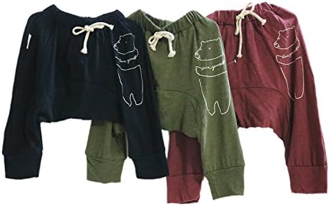 Kubeer Baby Harem Pants Newborn Hiphop Joggers Infant Capri Sport Trousers 1-4T