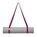 Gaiam Easy-Cinch Yoga Mat Sling (Sold Individually with Assorted Colors), Fuchsia or Blue