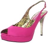 Bordello By Pleaser Women's Peony-03 Peep Toe Platform