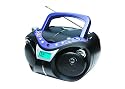 CMX CRC 7360 Stereo Radio (LC-Display, MP3-CD-Player, 80 Watt PMPO, USB 2.0) schwarz/blau