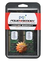 PQI 4GB (2GB x 2) DDR2 So-Dimm Laptop Memory 667MHz 200-Pin . Comes with life time warranty from PQI