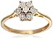 9ct Yellow Gold AMR298401 Ladies 0.05ct Diamond Cluster Ring