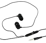 Matellic Black 3.5mm Headset Stereo Earbud with Microphone for iPhone 4 & Most Cell Phones