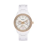 Fossil Damen-Multifunktionsuhr Ladies Dress Rotgold Analog Quarz ES2869