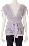 nana○nadesico Waist ribbon mohair top : 七分袖