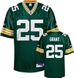 Ryan Grant Green Bay Packers Reebok Replica Jersey - Size 48 - Medium